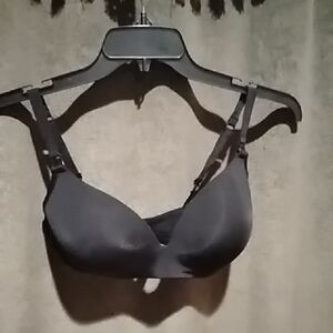 Womens Maternity Feeding Black Bra